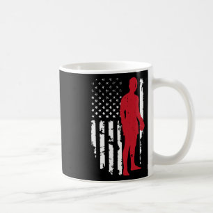 Usa American Flag Boxing Kickboxing Patriotic 4th Coffee Mug