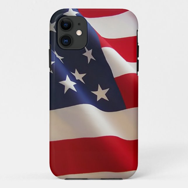 USA American Flag Case-Mate iPhone Case (Back)