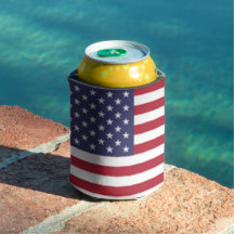 USA American Flag, Custom Personalized Beer