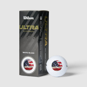 USA American Flag Golf Balls