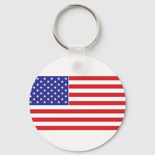 USA American Flag Keychain (Front)