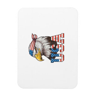 USA American Flag Men Women Kids Bald Eagle Patrio Magnet