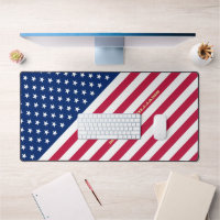 USA American Flag Monogram Patriotic Customizable