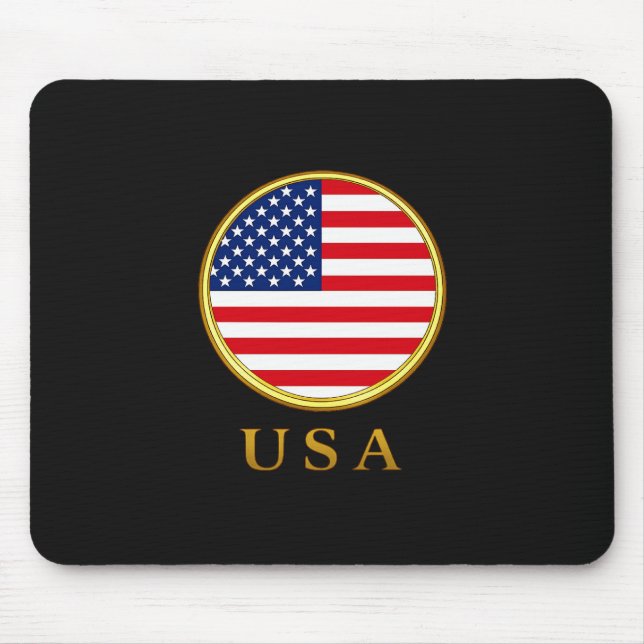 USA - American Flag Mouse Pad (Front)