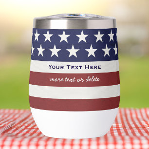 USA American Flag Patriotic July 4th Personalized