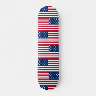 USA American Flag Stars and Stripes Skateboard