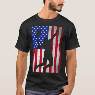 Usa american flag tennis for men women  T-Shirt