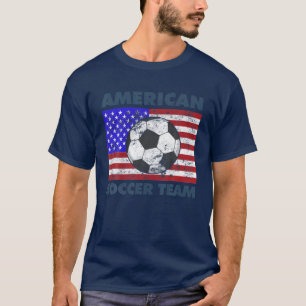 USA American Soccer Team Flag 2022 Supporter T-Shirt
