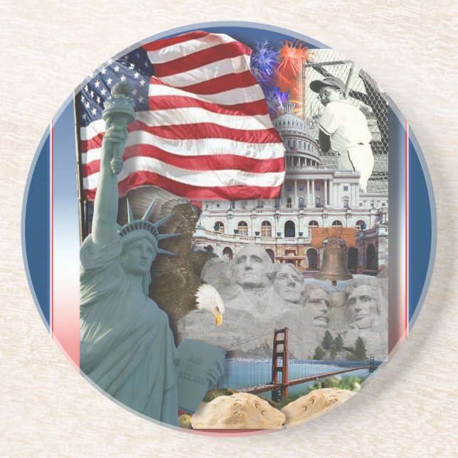 USA  American Symbols Coaster (Front)