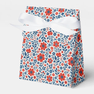 USA/American themed floral pattern Favor Box