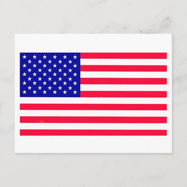 USA American US Flag Postcards (Front)