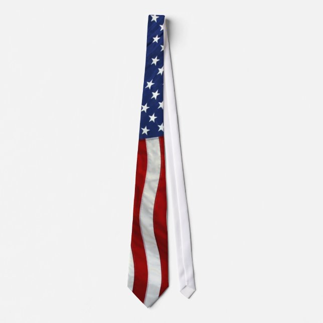 USA AMERICAN US FLAG Série de Cravates patriotique (Devant)