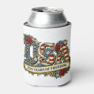 USA America's 250th Anniversary Can Cooler