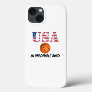 USA and Basketball - Unbeatable Bond! iPhone 13 Case
