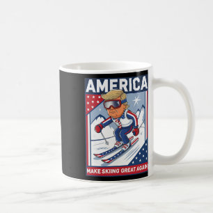 Usa Apres Ski Make Skiing Great Again Donald Trump Coffee Mug