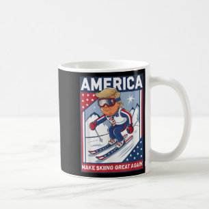 Usa Apres Ski Make Skiing Great Again Donald Trump Coffee Mug