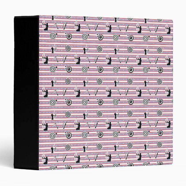 USA Archery Silhouette Pattern Binder (Front/Spine)