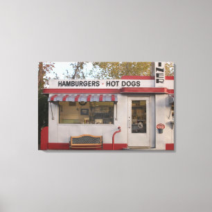 USA, Arizona, Bisbee: Shady Dell Motel, All 2 Canvas Print