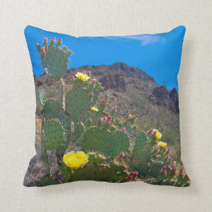 USA, Arizona. Cactus In The Hills Throw Pillow