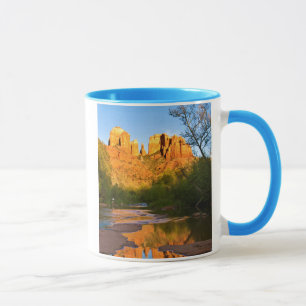 USA, Arizona. Cathedral Rock At Sunset Mug