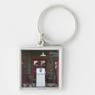USA, Arizona. Chloride Ghost Town, old gas Keychain