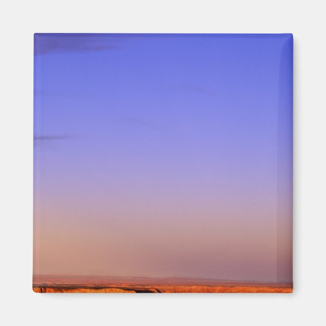USA, Arizona, Grand Canyon NP. Moon in sky as Magnet (Front)