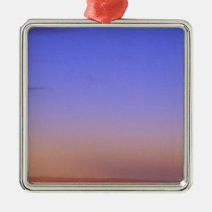 USA, Arizona, Grand Canyon NP. Moon in sky as Metal Ornament