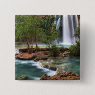 USA, Arizona, Havasu Canyon. The peaceful 2 Inch Square Button