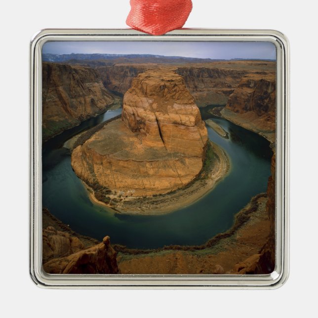 USA, Arizona. Horseshoe Bend showing erosion by Metal Ornament (Front)