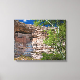 USA, Arizona. Montezuma Castle, The Ruins Canvas Print