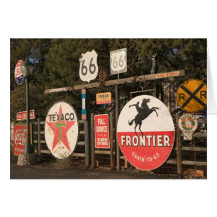 USA, Arizona, Sedona: Antique Advertising Signs