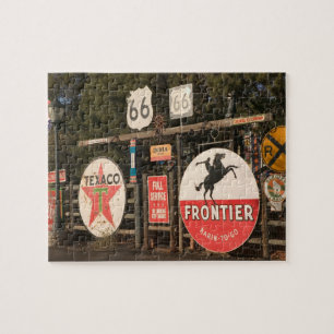 USA, Arizona, Sedona: Antique Advertising Signs Jigsaw Puzzle