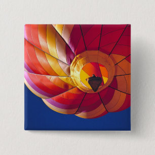USA, Arizona, Val Vista. A colourful hot-air 2 Inch Square Button