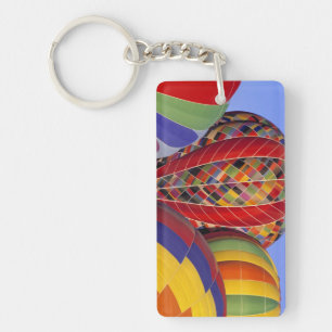 USA, Arizona, Val Vista. Colourful hot-air Keychain
