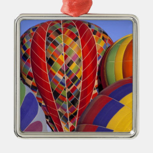 USA, Arizona, Val Vista. Colourful hot-air Metal Ornament