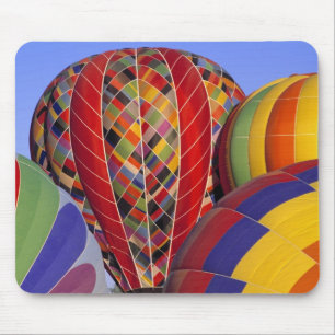 USA, Arizona, Val Vista. Colourful hot-air Mouse Pad