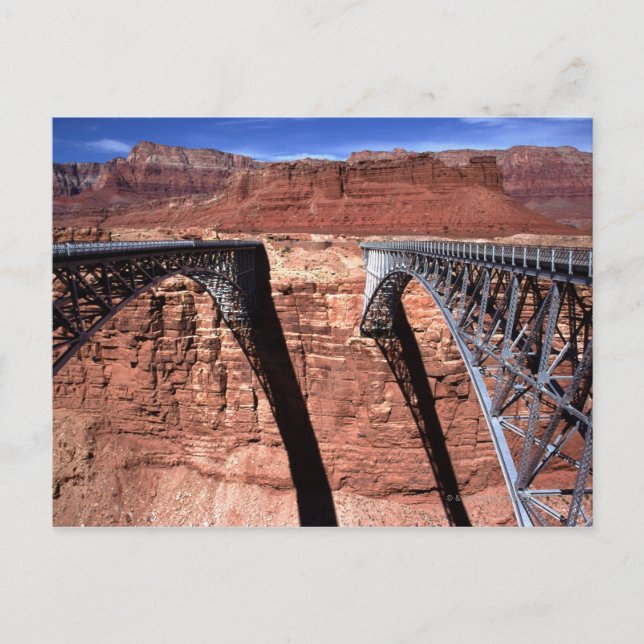 USA, Arizona, View of Navajo Bridge in Grand Postcard (Front)