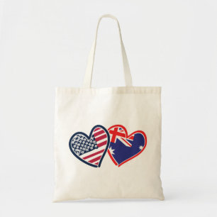 USA---Austrailia-Love Tote Bag