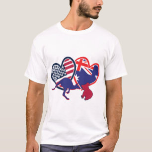 USA---Austrailia-Love-with-Animals T-Shirt