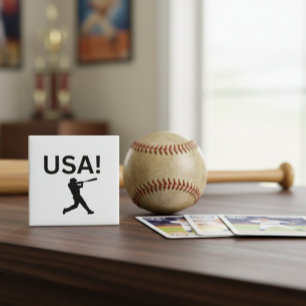USA baseball player using dot as a ball Magnet