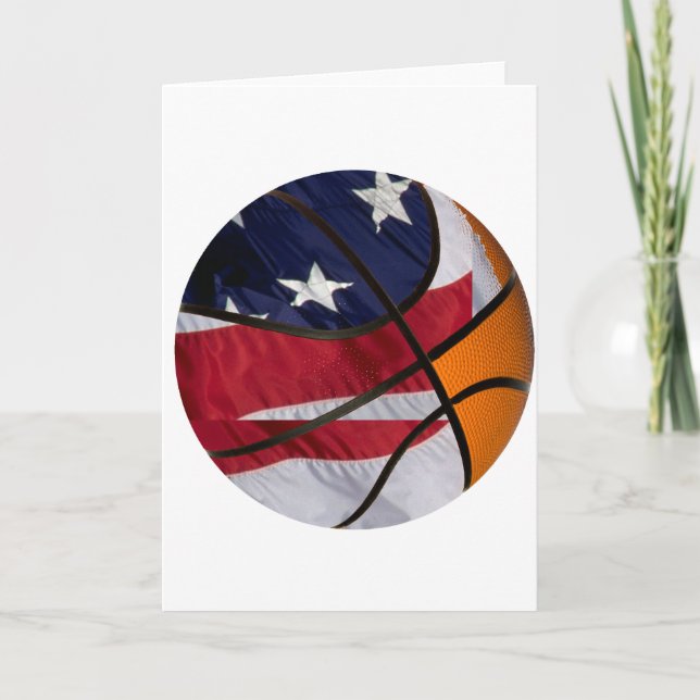 USA Basket Ball Card (Front)