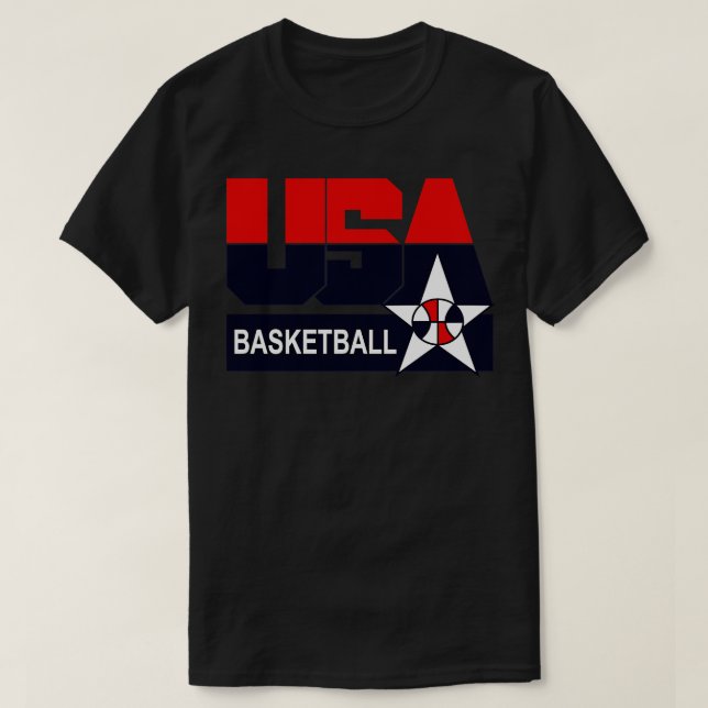 USA Basketball Dream Team 92 Retro T-Shirt (Design Front)