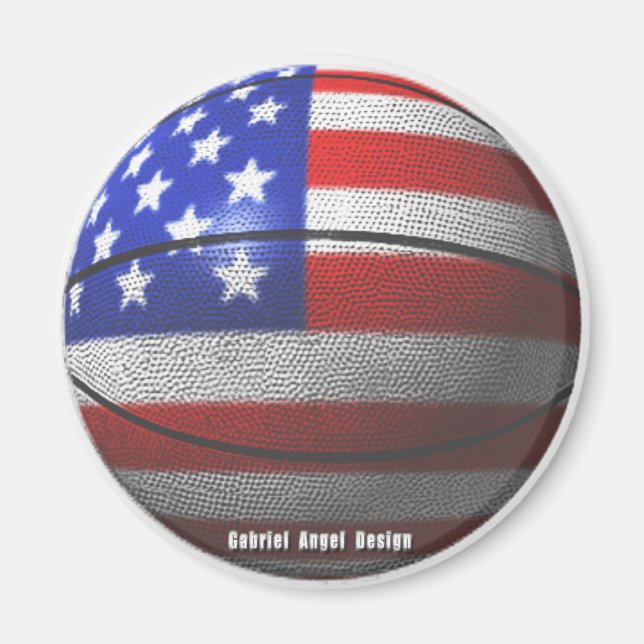 USA Basketball Magnet (Front)