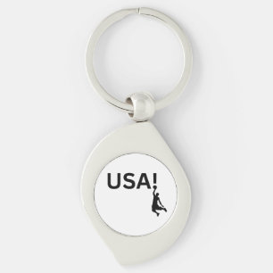 USA basketball player Keychain