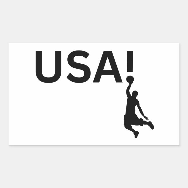 USA basketball player Sticker (Front)