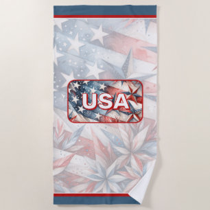 USA Beach Towel