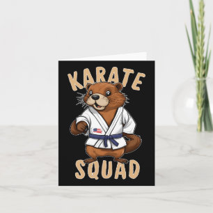 Usa Beaver Karate Squad Rep Your Team Martial Arts Card