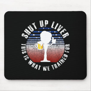 USA Beer Drinking Team Funny Day American Gift Mouse Pad