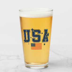 USA Beer Glass