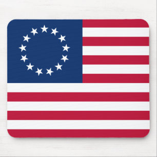 usa betsy ross flag mouse pad